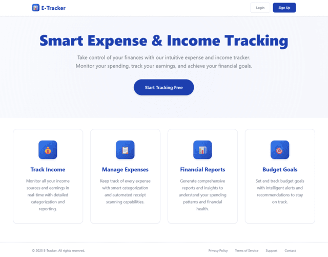 Expenses and Incomes Tracking System