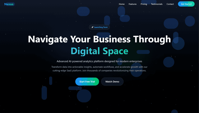 SaaS Landing Page